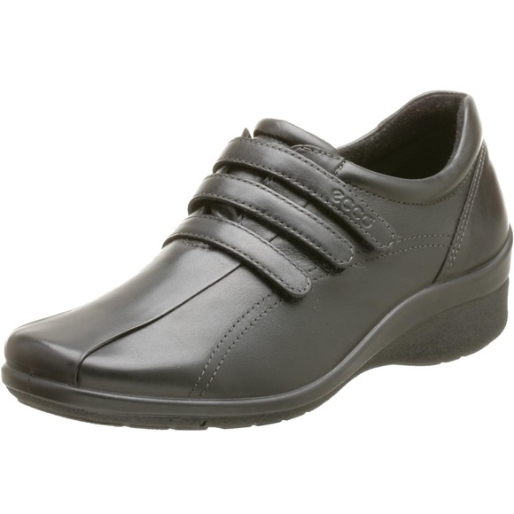 Ecco Shade 3 Strap Velcro Leather Shoes - Picture 1 of 8